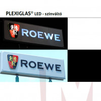 Plexiglas LED - color changing