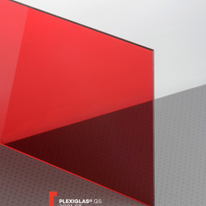 Plexiglas GS 3C01 piros (502) 3 / 2030×3050