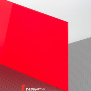Plexiglas GS 3H55 piros (555) 3 / 2030×3050